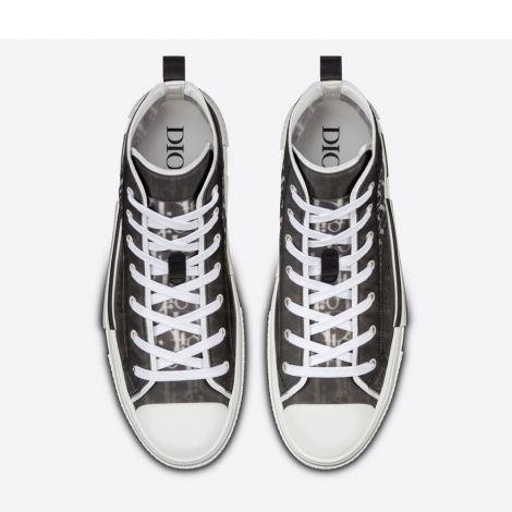 Dior Ayakkabı B23 High Top Siyah - Christian Dior Ayakkabi B23 High Top Sneaker Black And White Siyah