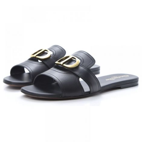 Dior Terlik 30 Montaigne Siyah - Christian Dior Kadin Terlik Christian Dior Terlik Christian Dior Woman Sandals Christian Dior 30 Montaigne Sandals Siyah