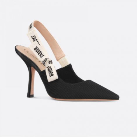 Dior Ayakkabı J'Adior Topuklu Ayakkabı Siyah - Christian Dior Kadin Topuklu Ayakkabi Christian Dior Ayakkabi Christian Dior Woman Shoes Christian Dior J'Adior Slingback Pump Siyah