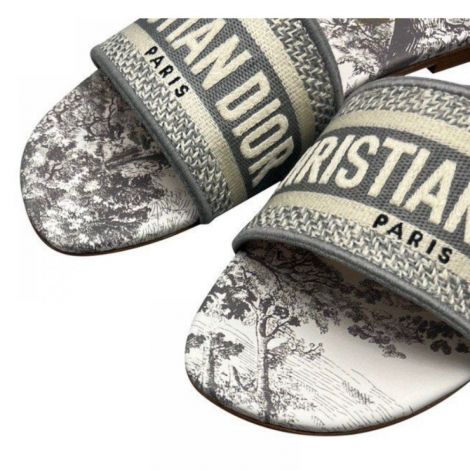 Dior Terlik Gri - Christian Dior Women Slipper Christian Dior Kadin Terlik Christian Dior Terlik Gri