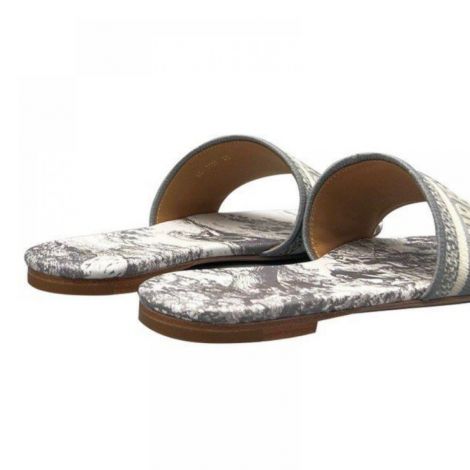 Dior Terlik Gri - Christian Dior Women Slipper Christian Dior Kadin Terlik Christian Dior Terlik Gri