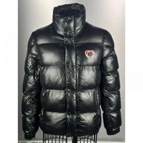 Moncler Mont Heart Logo Siyah - Moncler Kadin Mont Moncler Women Down Jacket Moncler Mont Moncler Mont Heart Logo Siyah