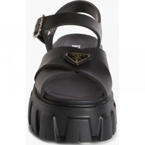 Prada Sandalet Monolith Platform Siyah - Prada Kadin Sandalet Prada Sandalet Prada Women Sandals Prada Sandals Prada Monolith Platform Sandalet Siyah