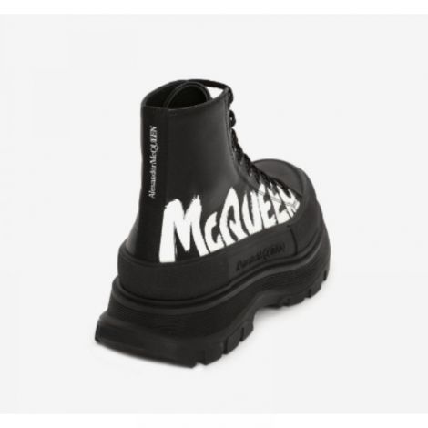 Alexander McQueen Bot Tread Slick Siyah - Alexander Mcqueen Bot Alexander Mcqueen Tread Slick Boot Alexander Mcqueen Siyah