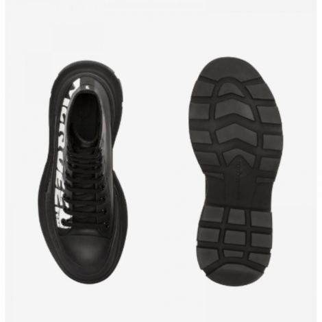 Alexander McQueen Bot Tread Slick Siyah - Alexander Mcqueen Bot Alexander Mcqueen Tread Slick Boot Alexander Mcqueen Siyah