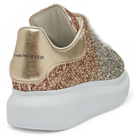 Alexander McQueen Ayakkabı Oversized Glitter Chunky Sarı - Alexander Mcqueen Kadin Ayakkabi Alexander Mcqueen Ayakkabi Alexander Mcqueen Women Sneaker Alexander Mcqueen Women Shoes Alexander Mcqueen Oversized Glitter Chunky Sneakers Sari