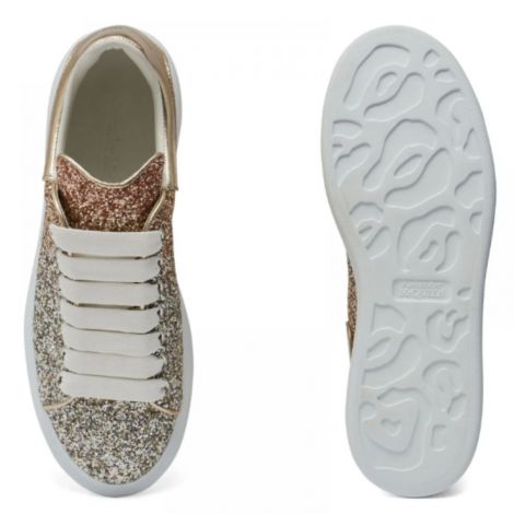 Alexander McQueen Ayakkabı Oversized Glitter Chunky Sarı - Alexander Mcqueen Kadin Ayakkabi Alexander Mcqueen Ayakkabi Alexander Mcqueen Women Sneaker Alexander Mcqueen Women Shoes Alexander Mcqueen Oversized Glitter Chunky Sneakers Sari