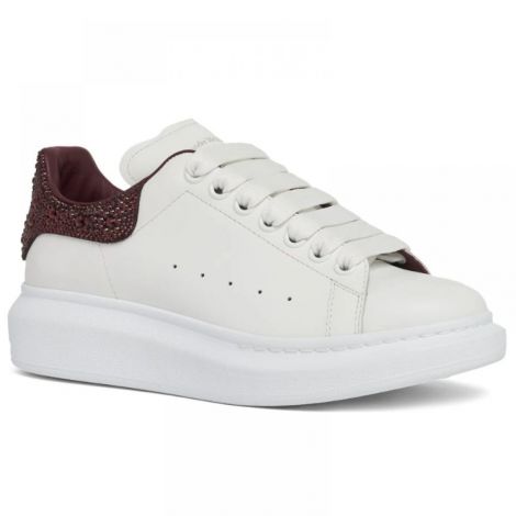 Alexander McQueen Ayakkabı Oversized Sneakers Bordo - Alexander Mcqueen Kadin Sneaker Alexander Mcqueen Kadin Ayakkabi Alexander Mcqueen Woman Shoes Alexander Mcqueen Woman Sneaker Bordo