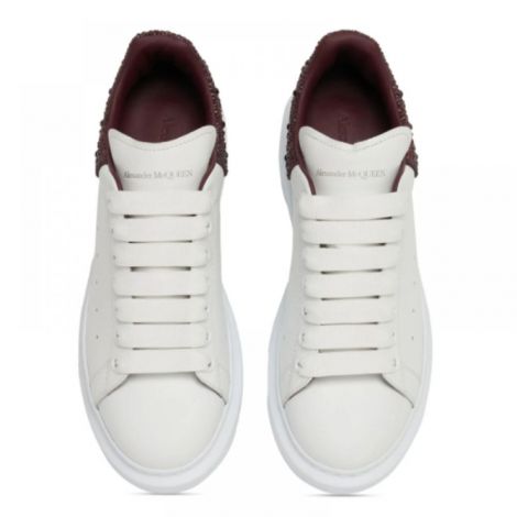 Alexander McQueen Ayakkabı Oversized Sneakers Bordo - Alexander Mcqueen Kadin Sneaker Alexander Mcqueen Kadin Ayakkabi Alexander Mcqueen Woman Shoes Alexander Mcqueen Woman Sneaker Bordo