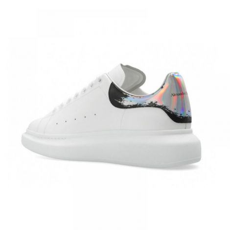 Alexander McQueen Ayakkabı Larry Sneakers Beyaz - Alexander Mcqueen Larry Sneakers White Silver Alexander Mcqueen Ayakkabi Beyaz