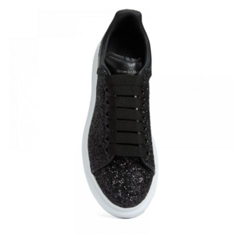 Alexander McQueen Ayakkabı Payetli Siyah - Alexander Mcqueen Oversize Sneaker Alexander Mcqueen Kadin Ayakkabi Alexander Mcqueen Women Shoes Alexander Mcqueen Payetli Ayakkabi Siyah