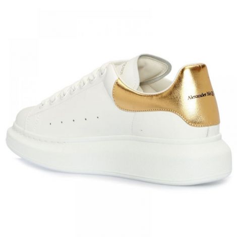 Alexander McQueen Ayakkabı Oversized Gold - Alexander Mcqueen Oversized Gold Sneakers Alexander Mcqueen Kadin Ayakkabi Gold