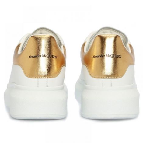 Alexander McQueen Ayakkabı Oversized Gold - Alexander Mcqueen Oversized Gold Sneakers Alexander Mcqueen Kadin Ayakkabi Gold