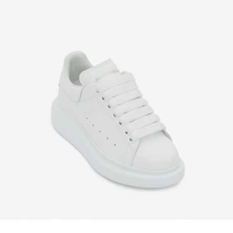Alexander McQueen Ayakkabı Oversized Beyaz - Alexander Mcqueen Oversized Sneaker Erkek Ayakkabi Beyaz Logo Gri