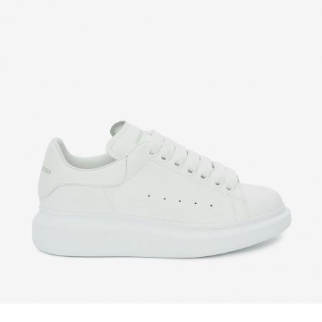 Alexander McQueen Ayakkabı Oversized Beyaz - Alexander Mcqueen Oversized Sneaker Erkek Ayakkabi Beyaz Logo Gri