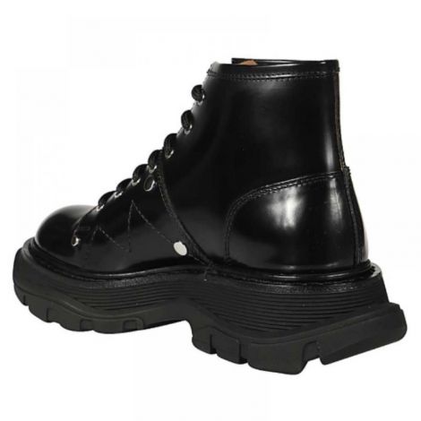Alexander McQueen Tread Lace Up Bot Siyah - Alexander Mcqueen Tread Lace Up Bot Alexander Mcqueen Bot Siyah