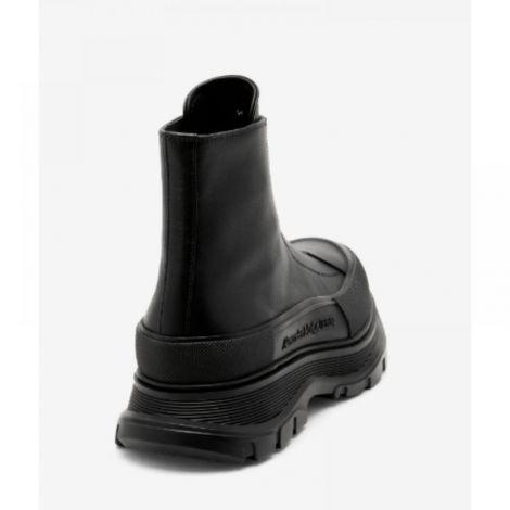 Alexander McQueen Bot Siyah - Alexander Mcqueen Tread Slick Zip Boot Alexander Mcqueen Bot Siyah