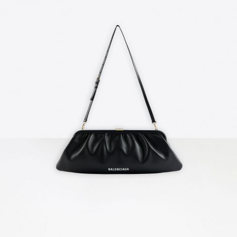 Balenciaga Çanta Cloud XL Siyah - Balenciaga Canta Cloud Handbags Xl Clutch With Strap Siyah