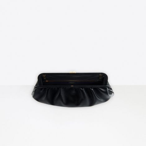Balenciaga Çanta Cloud XL Siyah - Balenciaga Canta Cloud Handbags Xl Clutch With Strap Siyah