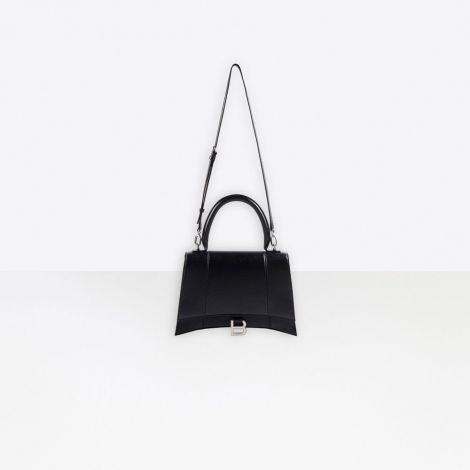 Balenciaga Çanta Hourglass Siyah - Balenciaga Canta Hourglass Handbags Top Handle Bag Siyah