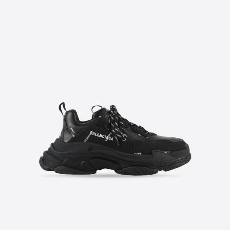 Balenciaga Ayakkabı Allover Siyah Erkek | Outlet Brand Store