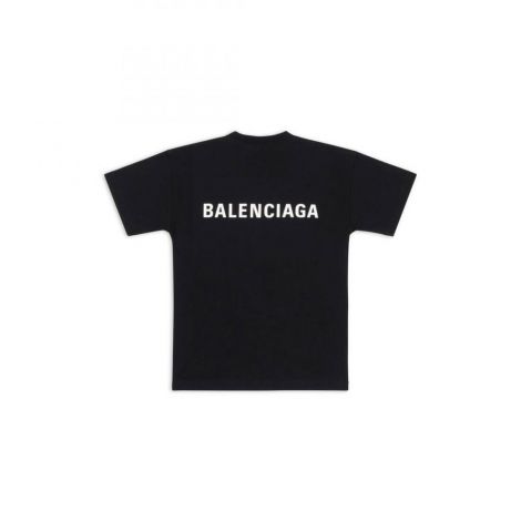 Balenciaga Tişört Large Fit Siyah - Balenciaga Large Fit Wiyah