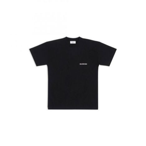 Balenciaga Tişört Large Fit Siyah - Balenciaga Large Fit Wiyah