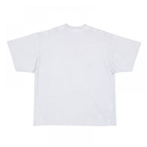 Balenciaga Tişört Metal Vintage Beyaz - Balenciaga Metal Vintage T Shirt Balenciaga Men T Shirt Balenciaga Tisort Balenciaga Erkek Tisort Beyaz