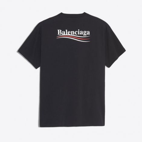 Balenciaga Tişört Colour Siyah - Balenciaga Tisort Erkek Colour T Shirt Siyah