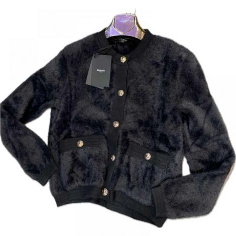 Balmain Hırka Siyah - Balmain Hirka Balmain Kadin Hirka 3598 Siyah