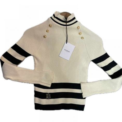 Balmain Bluz Beyaz - Balmain Kadin Bluz Balmain Bluz 2773 Beyaz