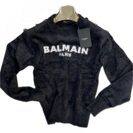 Balmain Sweatshirt Siyah - Balmain Kadin Sweatshirt Balmain Sweatshirt 2843 Siyah