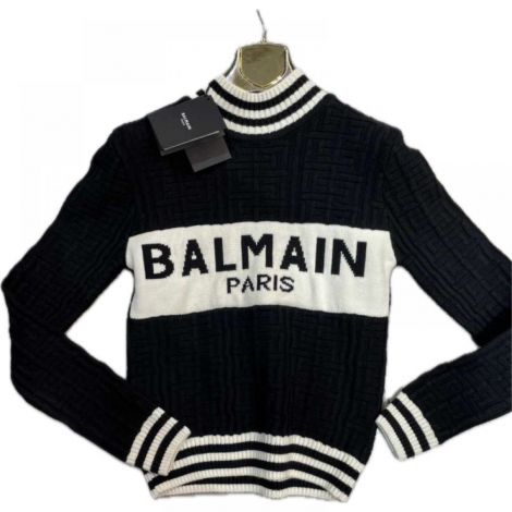 Balmain Sweatshirt Siyah - Balmain Sweatshirt Balmain Kadin Sweatshirt 2844 Siyah
