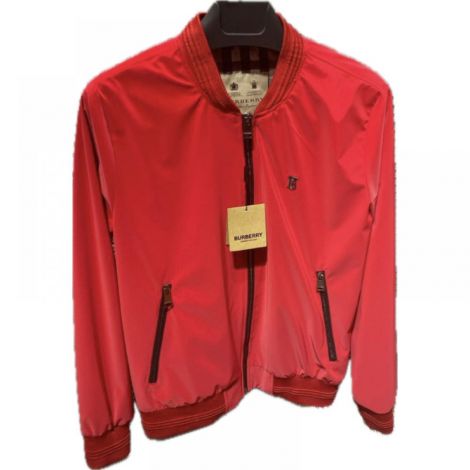 Burberry Mont Kırmızı - Burberry Men Coat Burberry Erkek Mont Burberry Mont 8847 Kirmizi
