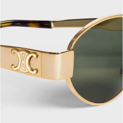 Celine Triomphe Metal 01 Gold Güneş Gözlüğü - Celine Triomphe Metal 01 Sunglasses Güneş Gözlüğü