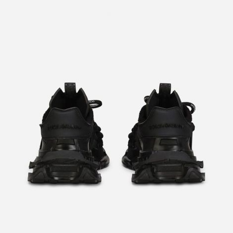 Dolce Gabbana Ayakkabı Space Siyah - Dolce Gabbana Ayakkabi Erkek Mixed Material Space Sneakers Black Siyah