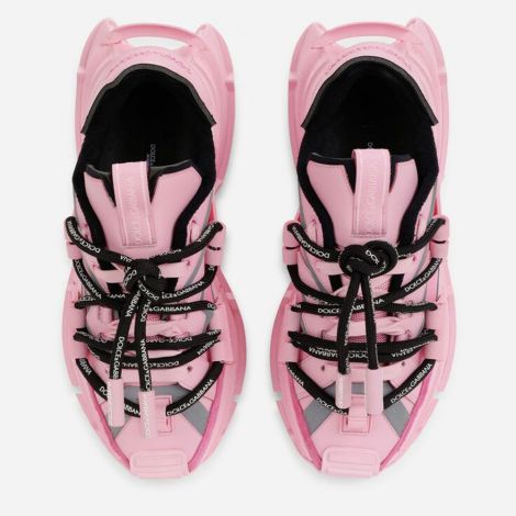 Dolce Gabbana Ayakkabı Space Pembe - Dolce Gabbana Ayakkabi Mixed Material Space Sneakers Multicolor Pembe