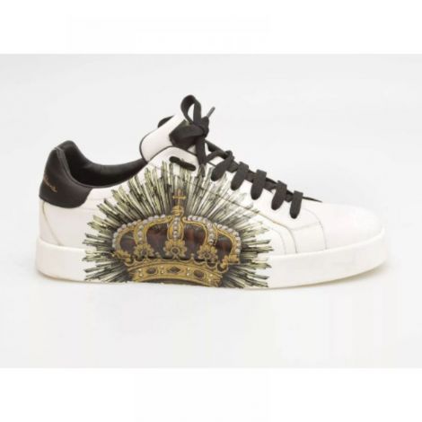 Dolce & Gabbana Ayakkabı Crown Beyaz - Dolce Gabbana Crown Sneaker Dolce Gabbana Kadin Ayakkabi Dolce Gabbana Kadin Sneaker Dolce Gabbana Ayakkabi Beyaz