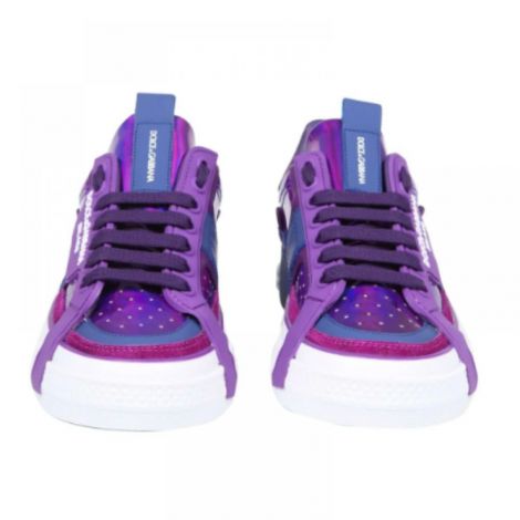 Dolce Gabbana Ayakkabı Custom 2.Zero Mor - Dolce Gabbana Custom 2.zero Sneakers Dolce Gabbana Kadin Ayakkabi Mor