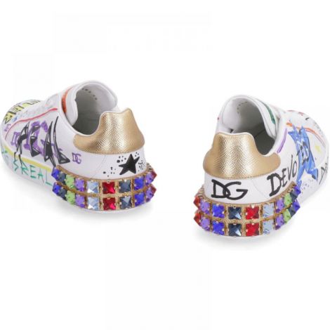 Dolce&Gabbana Ayakkabı Portofino Sneakers Multicolor - Dolce Gabbana Kadin Ayakkabi Dolce Gabbana Multicolor Ayakkabi Dolce Gabbana Sneakers Dolce Gabbana Portofino Ayakkabi Multicolor