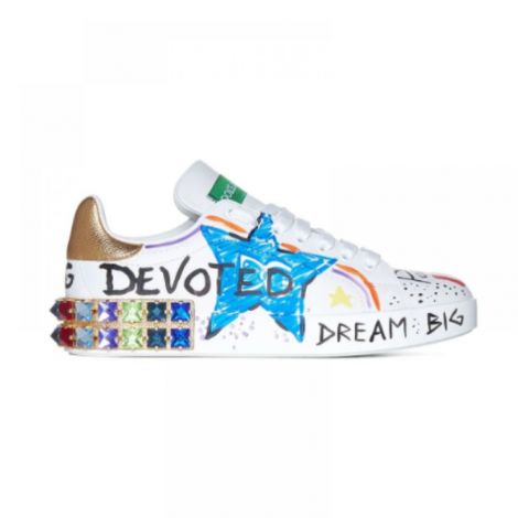 Dolce&Gabbana Ayakkabı Portofino Sneakers Multicolor - Dolce Gabbana Kadin Ayakkabi Dolce Gabbana Multicolor Ayakkabi Dolce Gabbana Sneakers Dolce Gabbana Portofino Ayakkabi Multicolor
