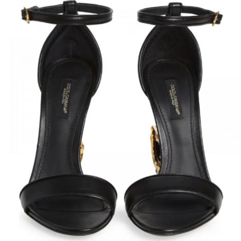 Dolce & Gabbana Ayakkabı DG Topuklu Siyah - Dolce Gabbana Keira Baroque Heel Sandal Dolce Gabbana Dg Topuklu Ayakkabı Siyah