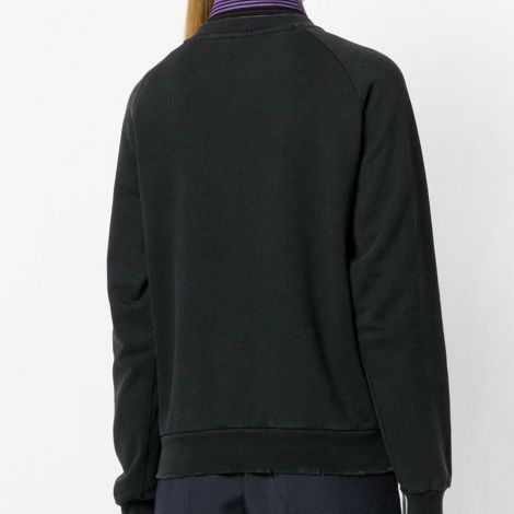 Givenchy Sweatshirt Logo Siyah - Givenchy Sweatshirt Distressed Logo Sweater Kadin Kazak Siyah