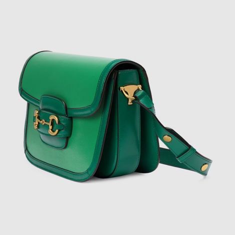Gucci Çanta Horsebit 1955 Yeşil - Gucci Bag Canta Horsebit 1955 Small Shoulder Bag Green Yesil