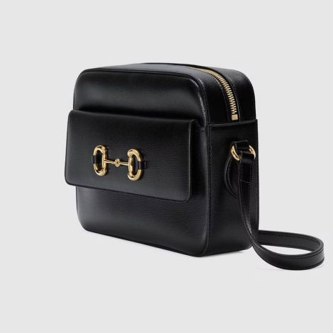 Gucci Çanta Horsebit 1955 Siyah - Gucci Canta 2021 Horsebit 1955 Small Shoulder Bag Black Siyah