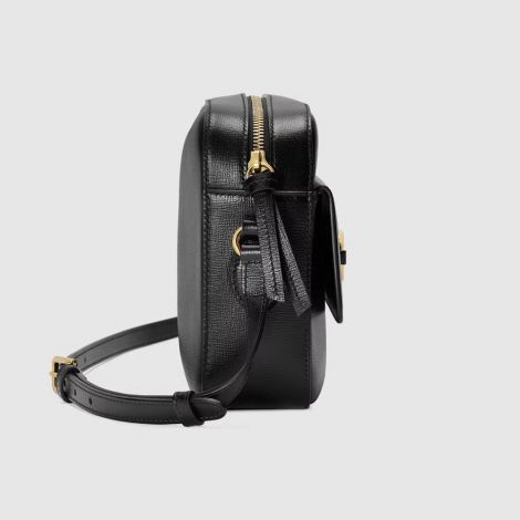 Gucci Çanta Horsebit 1955 Siyah - Gucci Canta 2021 Horsebit 1955 Small Shoulder Bag Black Siyah