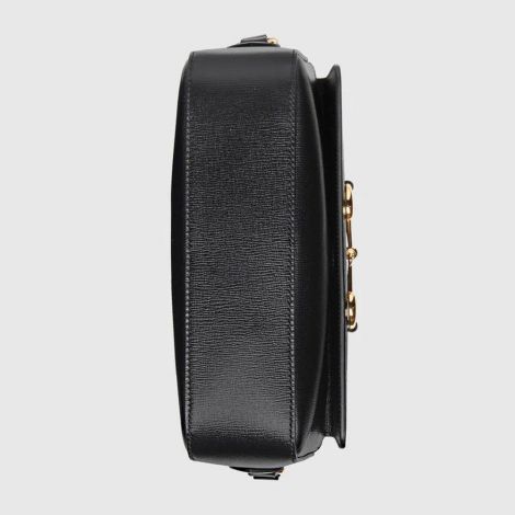 Gucci Çanta Horsebit 1955 Siyah - Gucci Canta 2021 Horsebit 1955 Small Shoulder Bag Black Siyah