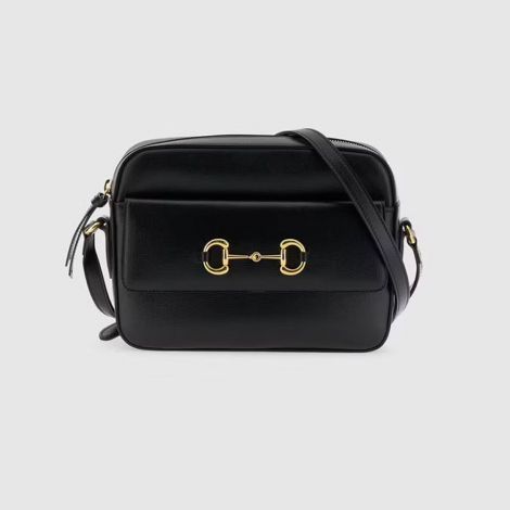 Gucci Çanta Horsebit 1955 Siyah - Gucci Canta 2021 Horsebit 1955 Small Shoulder Bag Black Siyah