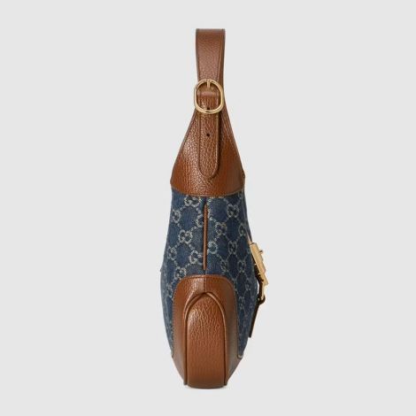 Gucci Çanta Jackie 1961 Mavi - Gucci Canta 2021 Jackie 1961 Small Shoulder Bag Blue Ivory Mavi