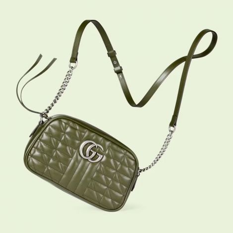 Gucci Çanta GG Marmont Small Yeşil - Gucci Canta 22 Crossbody Bags For Women Gg Marmont Small Shoulder Bag Forest Green Yesil